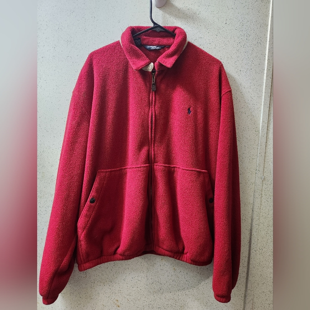 Polo Ralph Lauren Red Fleece Pullover